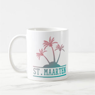 St. Maarten Sint Martin Gradient Coffee Mug