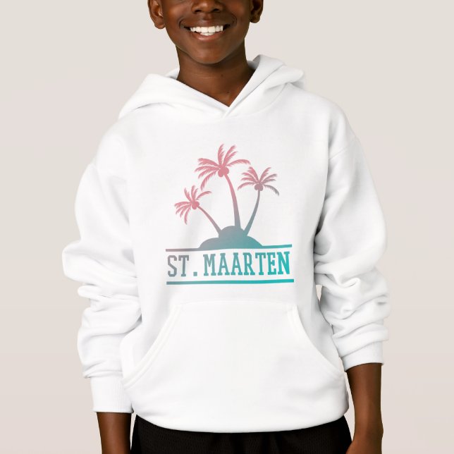 St. Maarten | Sint Martin Gradient Hoodie (Front)