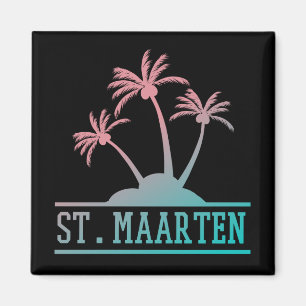 St. Maarten   Sint Martin Gradient  Magnet