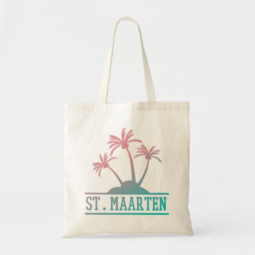 St Maarten  Sint Martin Gradient Tote Bag