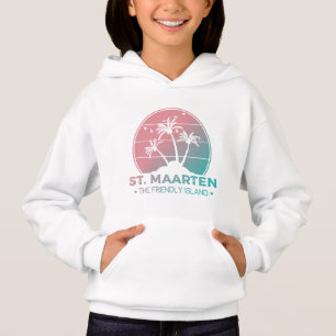 St. Maarten Sint Martin Retro Gradient Hoodie