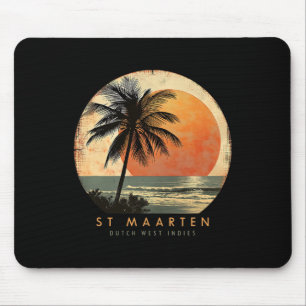 St. Maarten Smx Beach Surfing Travel St. Martin Va Mouse Pad