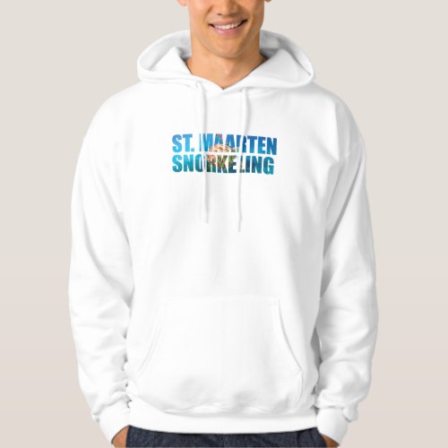 St Maarten Snorkeling Snorkeler Hoodie