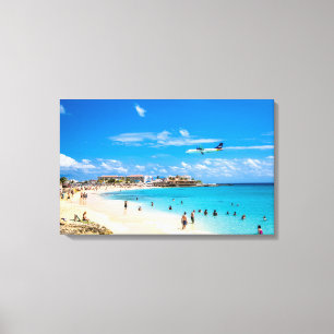 St Maarten Summer Canvas Print