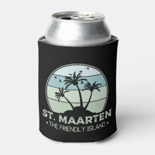 St. Maarten The friendly Island retro Sint Martin Can Cooler