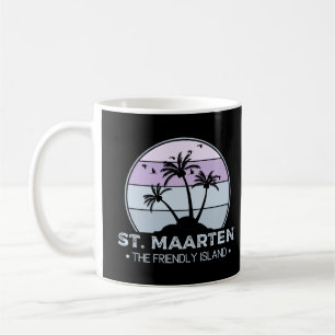 St. Maarten The friendly Island retro Sint Martin Coffee Mug