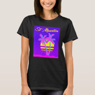 St Maarten Travel Summer Vacation Beach T-Shirt