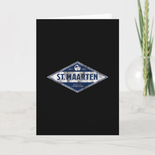 St. Maarten Vintage Dge Men Women Cruise Vacation Card