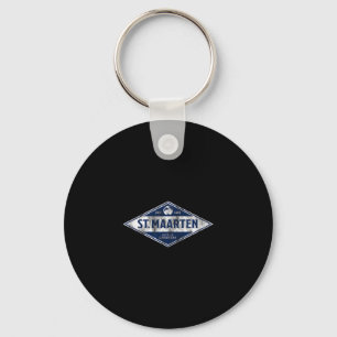 St. Maarten Vintage Dge Men Women Cruise Vacation Keychain