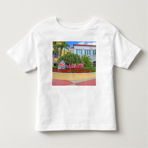 St Maarten Welcome sign photography Dutch Toddler T_shirt