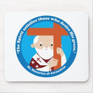 St. Macarius of Jerusalem Mouse Pad