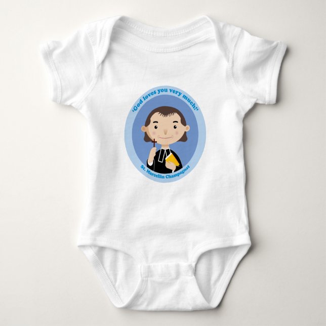St. Marcellin Champagnat Baby Bodysuit (Front)
