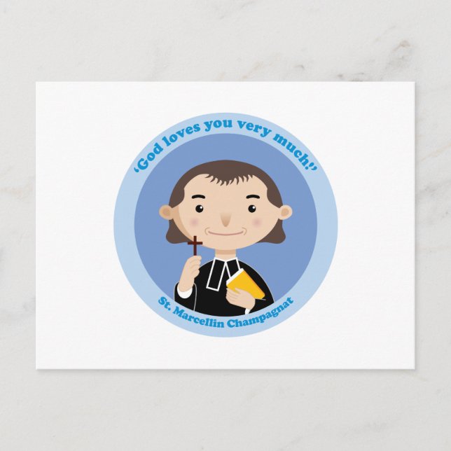 St. Marcellin Champagnat Postcard (Front)