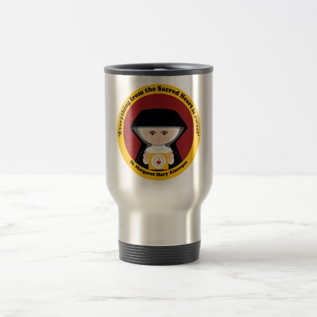 St. Margaret Mary Alacoque Travel Mug (Center)
