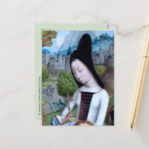 St. Margaret of Antioch (detail; M 070) Postcard