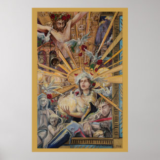 St. Margaret of Cortona by Stan Mullins Poster