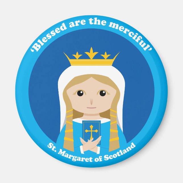 St. Margaret of Scotland Magnet (Front)