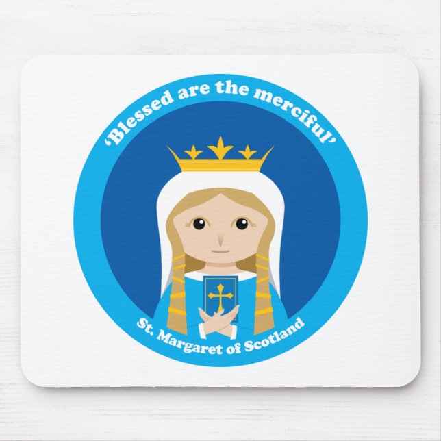 St. Margaret of Scotland Mouse Pad (Front)