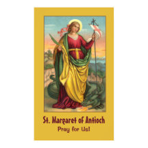 St. Margaret with Dragon and Resurrection Banner