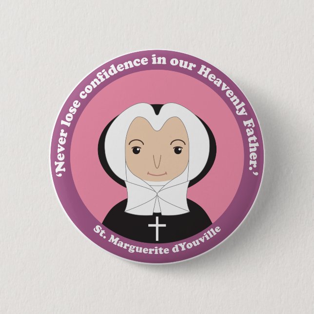 St. Marguerite d’Youville Button (Front)