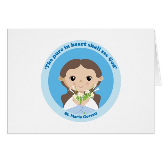 St. Maria Goretti Cards (Front Horizontal)