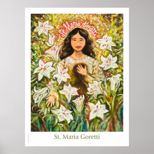 St Maria Goretti Catholic Classroom poster