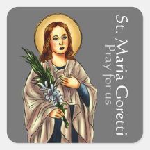 St. Maria Goretti Square Sticker