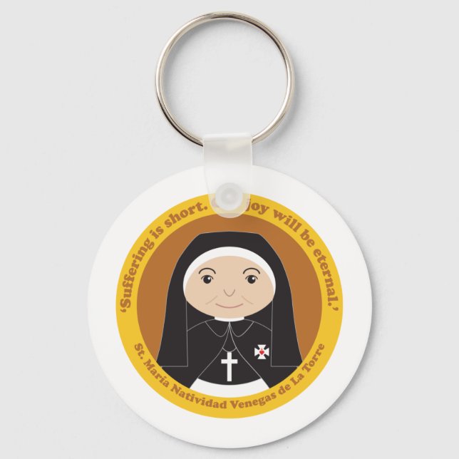 St. María Natividad Venegas de La Torre Keychain (Front)
