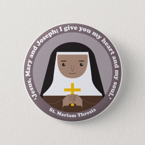 St Mariam Thresia Button