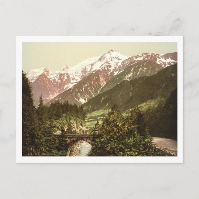 St Marie Bridge, Chamonix Valley, France Postcard (Front)