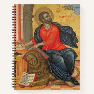 St. Mark - by Tzanes Emmanuel (1657) Notebook