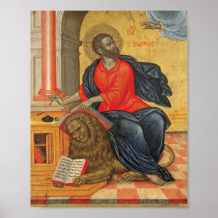 St. Mark - by Tzanes Emmanuel. Poster