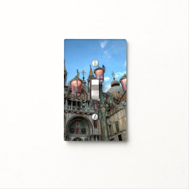 St. Marks and Lamp, Venice, Italy Light Switch Cover (In Situ)