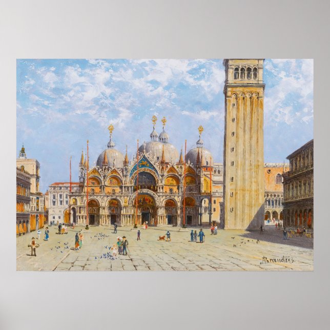 St. Mark's Basilica Antonietta Brandeis  Poster (Front)