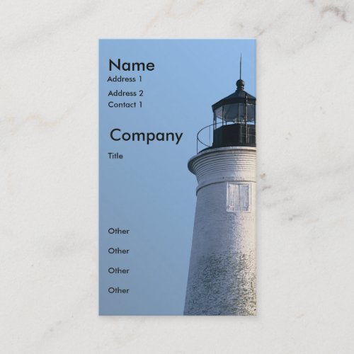 St Marks Lighthouse Business Cards