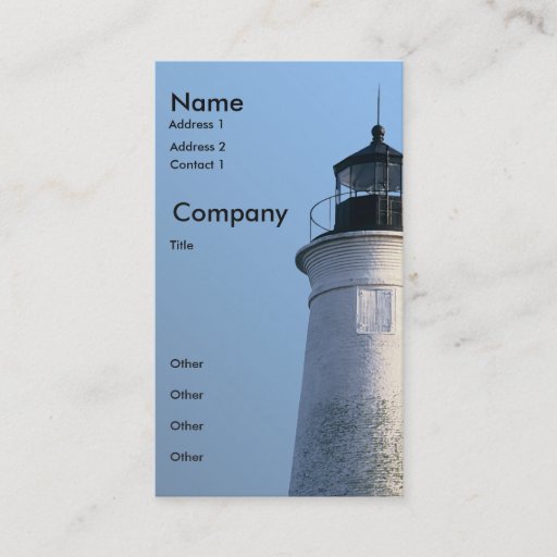 Customizable St Marks Lighthouse Business Cards