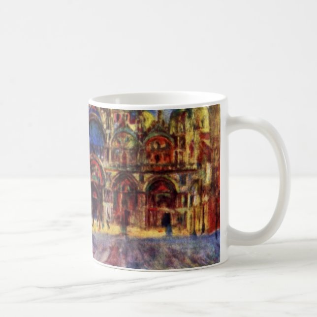 St. Mark'S Square In Venice By Pierre-Auguste Coffee Mug (Right)