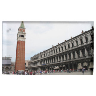 St Mark's Square in Venice, Italy Table Number Holder