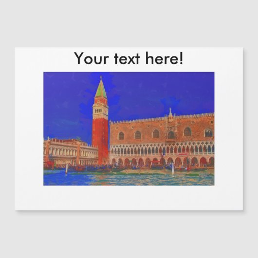 St Mark's Square Piazzetta painting (Front)