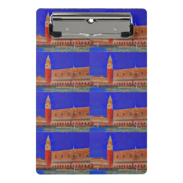 St Mark's Square Piazzetta painting Mini Clipboard (Front)