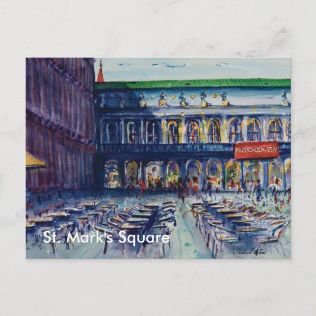 St. Mark's Square Postcard (Front)
