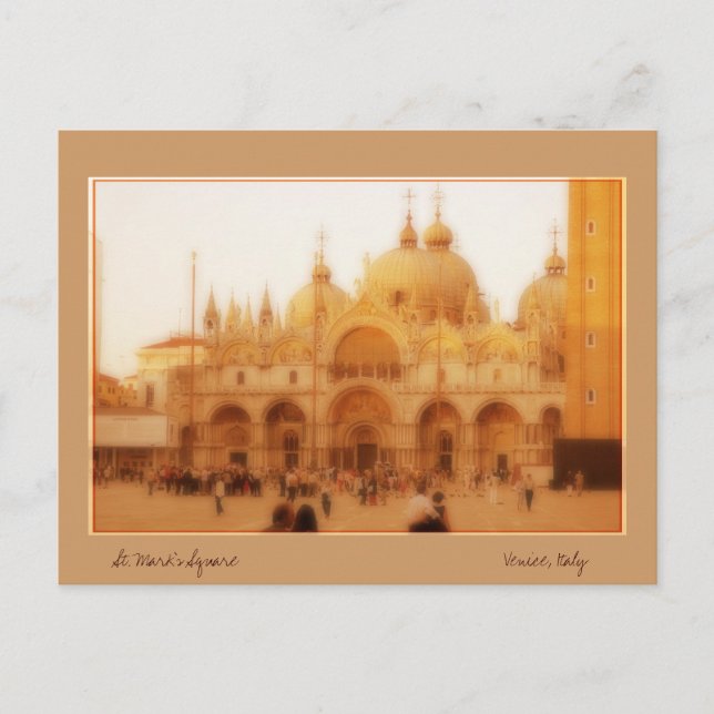 St. Mark's Square, Venice, Italy Postcard (Front)