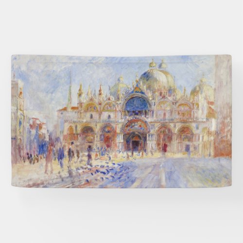 St Marks Square Venice Piazza San Marco Banner