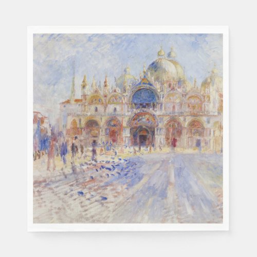 St Marks Square Venice Piazza San Marco Napkins