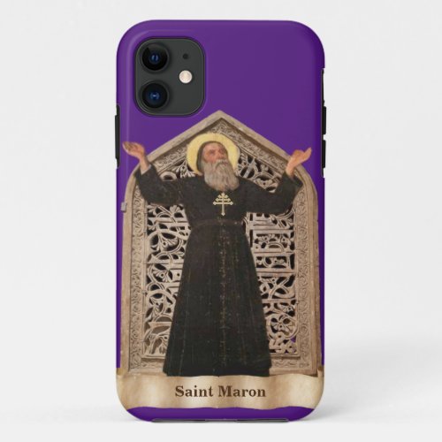  St Maron Patron of the Maronite Catholic Church iPhone 11 Case