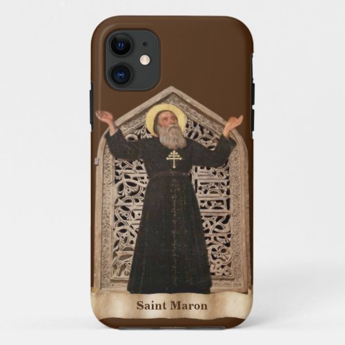 St Maron Patron of the Maronite Catholic Church iPhone 11 Case