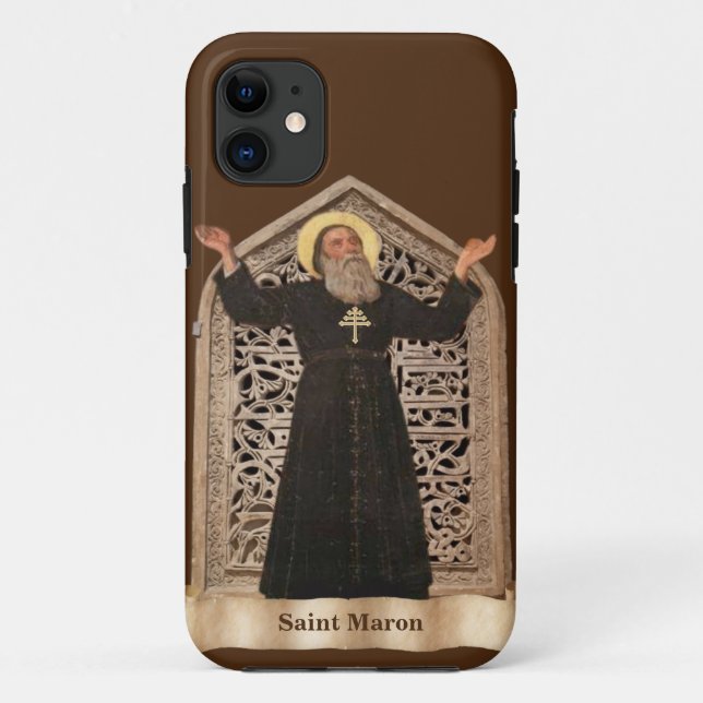 St. Maron, Patron of the Maronite Catholic Church Case-Mate iPhone Case (Back)