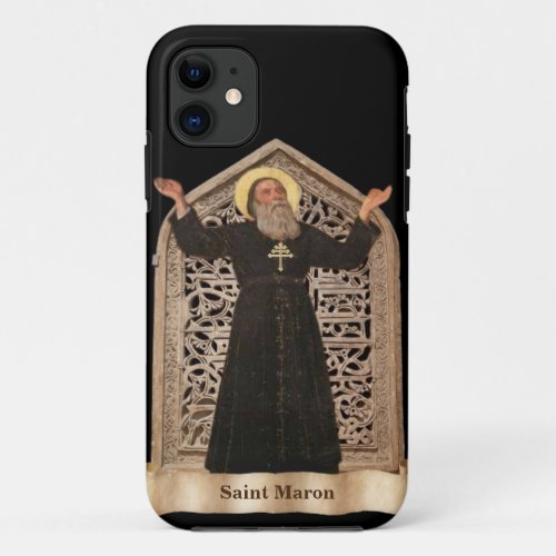 St Maron Patron of the Maronite Catholic Church  iPhone 11 Case