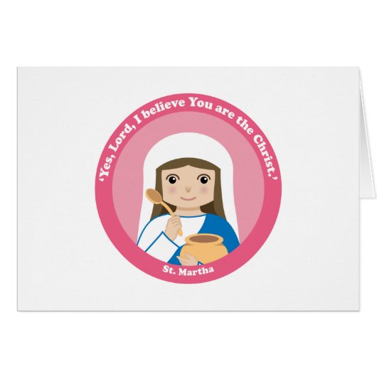 St. Martha Cards (Front Horizontal)