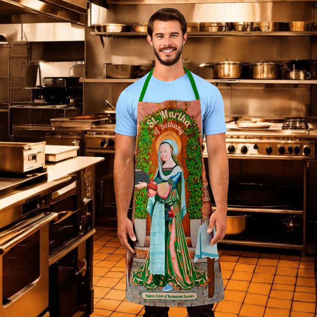 St. Martha of Bethany in Her Kitchen Apron (Creator Uploaded)